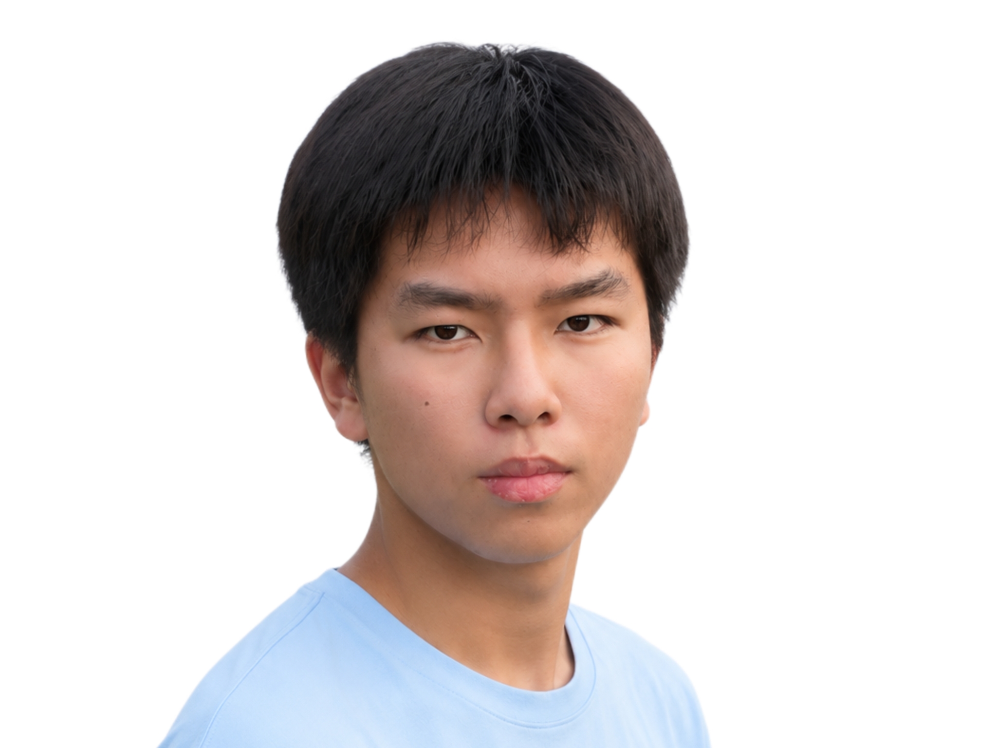 陈锦华的证件照